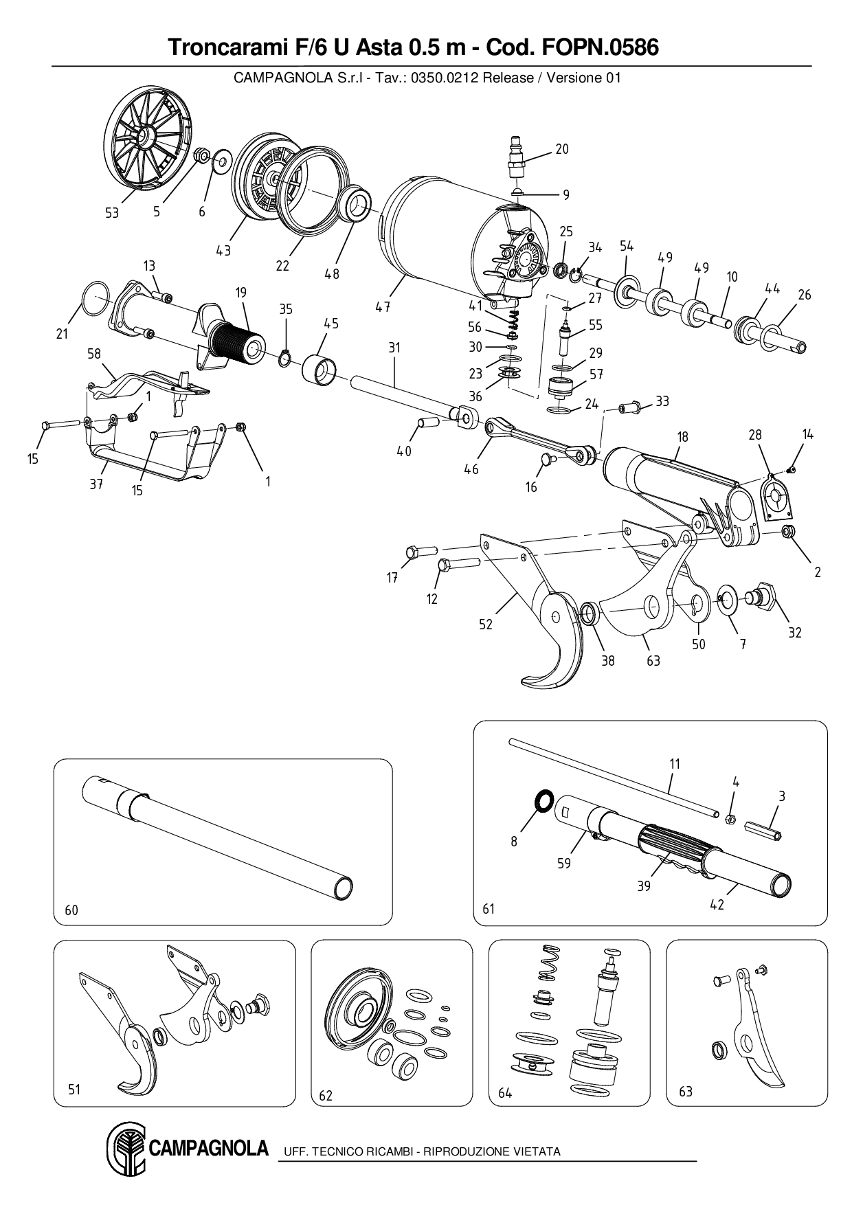FOPN.0586_Troncarami F6 U Asta 0.5 m